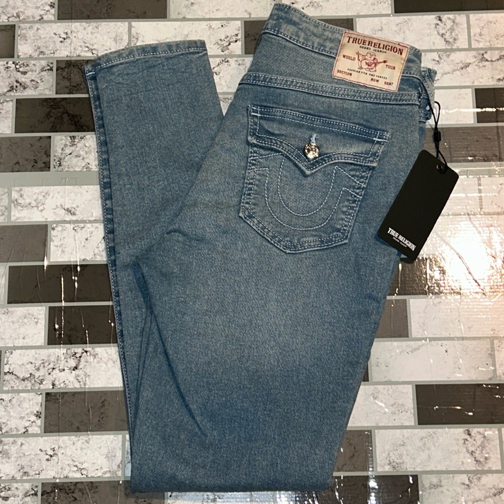 True Religion Jennie Curvy Mid Rise Super Skinny Jean - Picture 3 of 8
